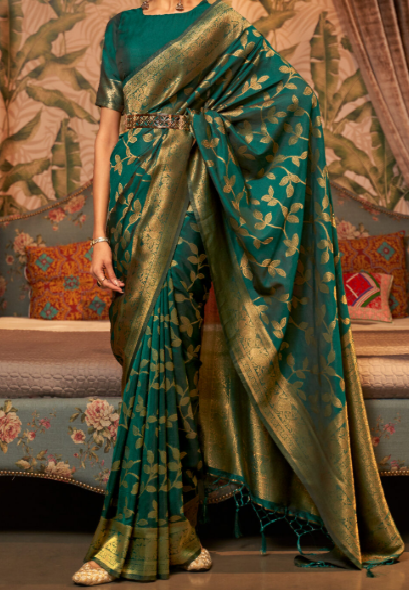 Banarasi Jungla (Silk) Saree 